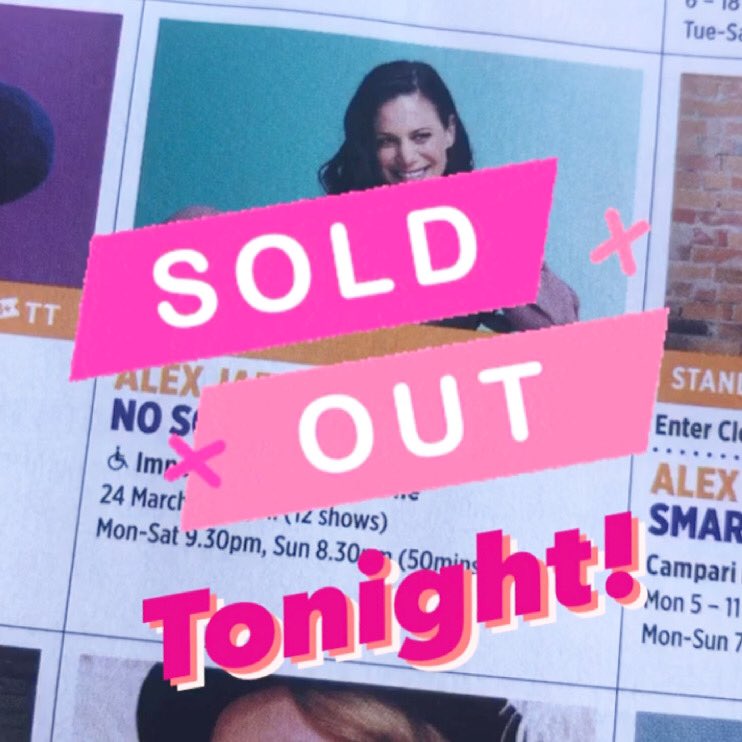 alexjae1's tweet photo. That’s four in a row thank you so much to everyone coming out to my silly show! Tickets still left for the rest of the run til Sunday ❤️
https://t.co/tvXLgcbUyG https://t.co/5xiWpCZcza