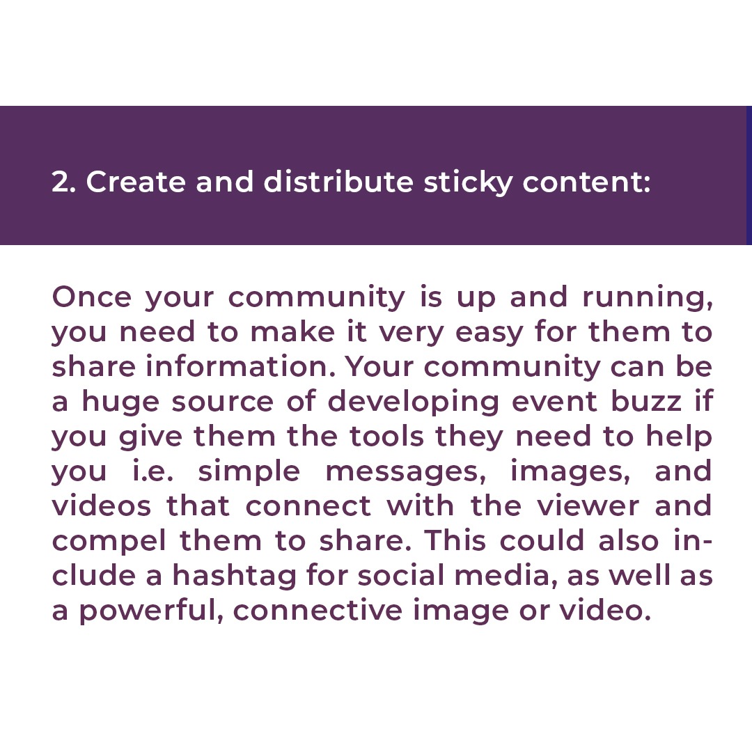 WildFlowerPR's tweet photo. Good events don’t just happen; they require intensive planning and a successful public relations promotion to get the word out, create interest, and compel action.

Swipe left for tips on how to use PR to successfully promote your next big event.
.
.
#eventpromotion #wildflowerpr https://t.co/eI1faKeLNS