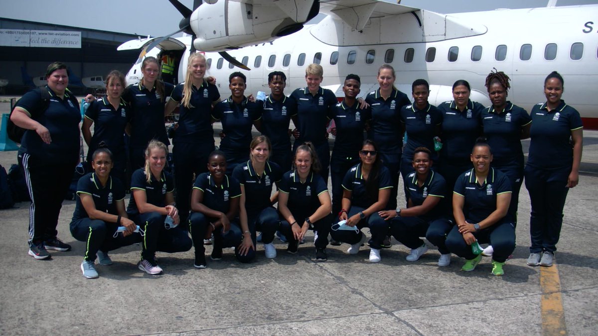 All the best to our <a href="/OfficialCSA/">Proteas Men</a> Women's Emerging Squad that have jetted off to Bangladesh for their tour. 

<a href="/dinesha12/">Dinesha Devnarain</a> &amp; team, backing u ladies 120% every moment of the tour. Keep on keeping on &amp; rising like the ⭐ each of u are 🇿🇦💪🔥🔥🔥

#GoGirls #WomenInSport #flytheflag
