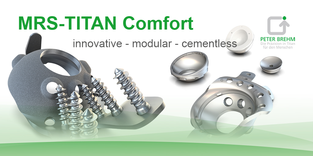 PETERBREHM_GmbH's tweet photo. #PETERBREHM offers with the cementless modular #MRSTITANComfort #revisioncup a suitable solution in the treatment of #acetabularfractures. Postoperative mobilisation can be achieved without restrictions. Follow our tweets on clinical results. https://t.co/3lCnj4yqV7
