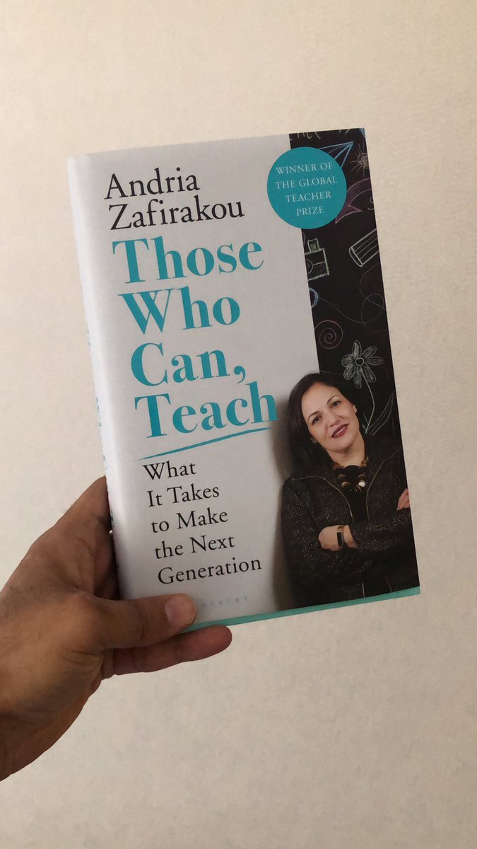 Look what arrived this morning! Just can’t wait to read it! Well done <a href="/Andriazaf/">Andria Zafirakou</a> - you’re an incredible advocate for #education - all power to you! 

The thing I know is how important it is to listen to teachers. Andria’s voice comes at an important time when we need champions 💪🏽