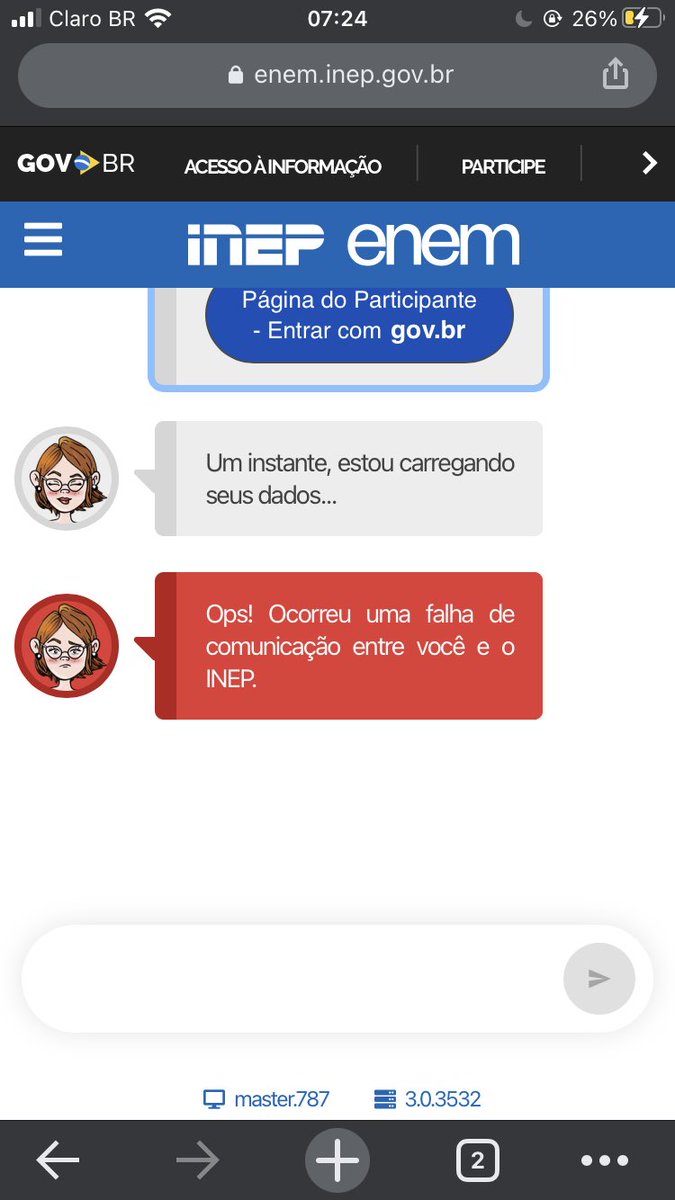 ddmothe's tweet photo. @inep_oficial vai resolver ou vai continuar fazendo hora? https://t.co/9mT2XL5oY1