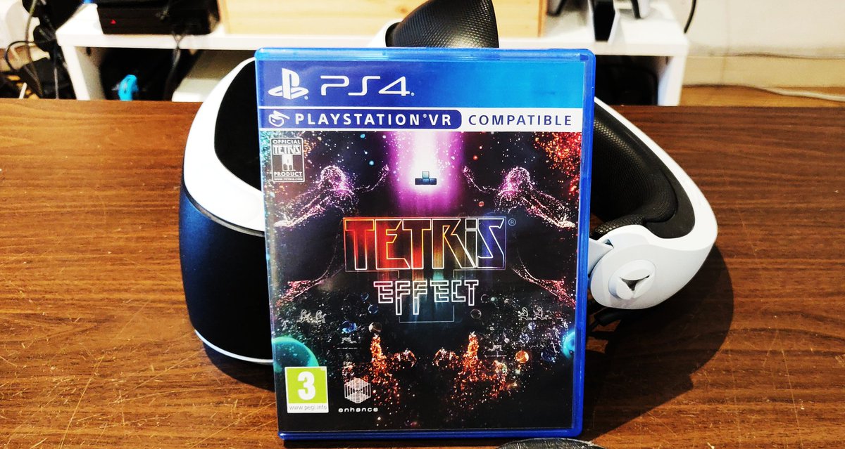  #100Games100DaysDay 69 (nice)/100: Tetris Effect ( #PS4, 2018)This might sound weird, but this game could be the  #PSVRs killer app.One of the best puzzle games Ive played and something that can evoke actual emotion. Its a game of Tetris but especially in VR, its so much more