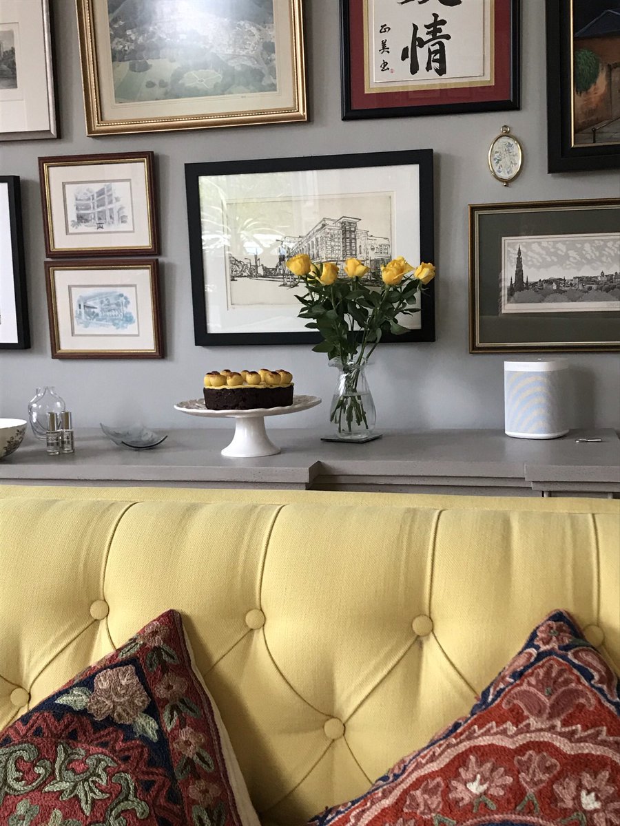 A tiny feeling of satisfaction when one’s (first ever) simnel cake matches one’s sofa 🙄