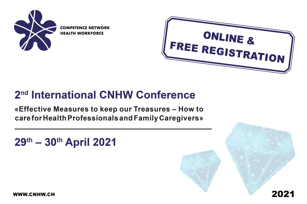 project_CNHW's tweet photo. In only one month, we will open the virtual doors to our 2nd intl. conference @project_CNHW "Effective Measures to keep our Treasures - How to care for Health Professionals and Family Caregivers - its online and its free! check the  programme and speakers: https://t.co/fIESxL7sK9 https://t.co/NPFyRhwqqV