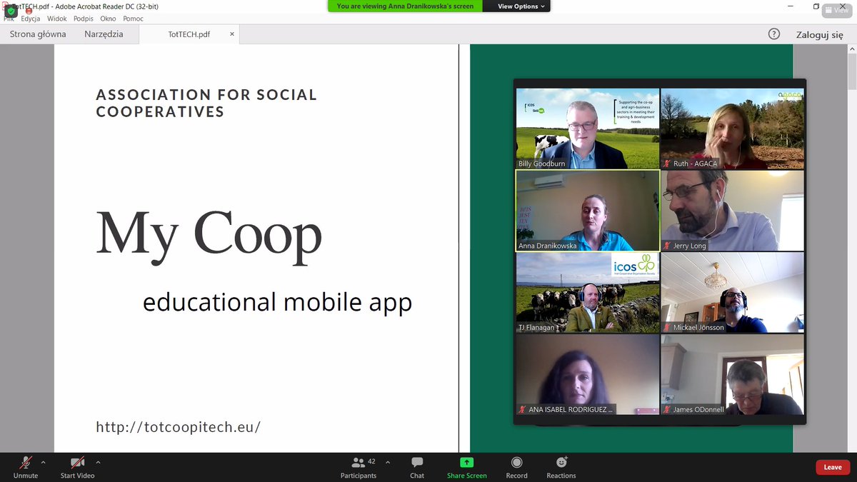 ToTCOOP+i TECH (@totcoop) on Twitter photo Smart Applications: Anna Dranikowska – Public Relations & Marketing Specialist – SNRSS in Poland <a href="/AssociatedCoops/">Associated Coops</a> Smart Applications: Anna Dranikowska – Public Relations & Marketing Specialist – SNRSS in Poland <a href="/AssociatedCoops/">Associated Coops</a>