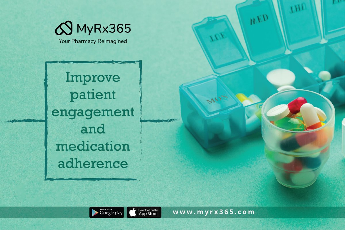MyRx365 is a healthcare platform that improves patient engagement and provides timely reminders for medication adherence all from the convenience of your smartphone. Get access to better healthcare.

Visit us:myrx365.com

#Myrx365 #Health #Medicine #Pharmacy
