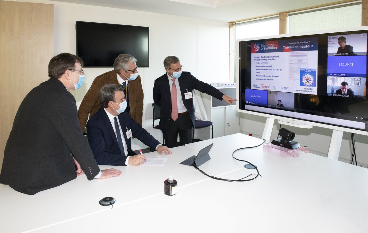 La Semaine de la Prévention #FFBatiment #OPPBTP #SISTBTP #Cnam c’est parti. Bravo et merci aux équipes