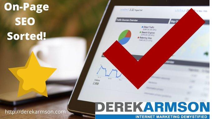 DerekArmsonOM's tweet photo. It is incredibly important to have SEO right on your page! Why not see why and how you can get yours sorted?
#seo #searchengineoptimisation #searchengineoptimization #seoacademy #serps #searchmarketing #searchenginemarketing #sem #rankongoogle 
#googlerankings #numberoneongoogle https://t.co/rcJjhVTkcu