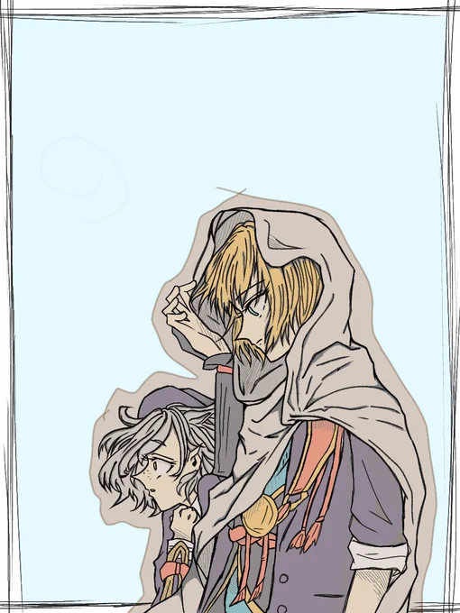 #今月描いた絵を晒そう

なんだかんだ伯仲ばかり描いているのであった 