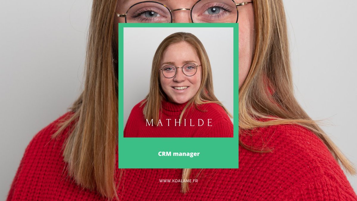 ☺️𝐄𝐧𝐯𝐢𝐞 𝐝𝐞 𝐟𝐚𝐢𝐫𝐞 𝐜𝐨𝐧𝐧𝐚𝐢𝐬𝐬𝐚𝐧𝐜𝐞 ! 
Vous êtes nombreux à nous écrire, à nous appeler… Mais 𝐪𝐮𝐢 𝐬𝐞 𝐜𝐚𝐜𝐡𝐞 𝐝𝐞𝐫𝐫𝐢𝐞̀𝐫𝐞 𝐯𝐨𝐭𝐫𝐞 𝐬𝐨𝐥𝐮𝐭𝐢𝐨𝐧 𝐝𝐞 𝐠𝐞𝐬𝐭𝐢𝐨𝐧 𝐊𝐨𝐚𝐥𝐚𝐌𝐄 ! Aujourd'hui je vous présente Mathilde
#equipe