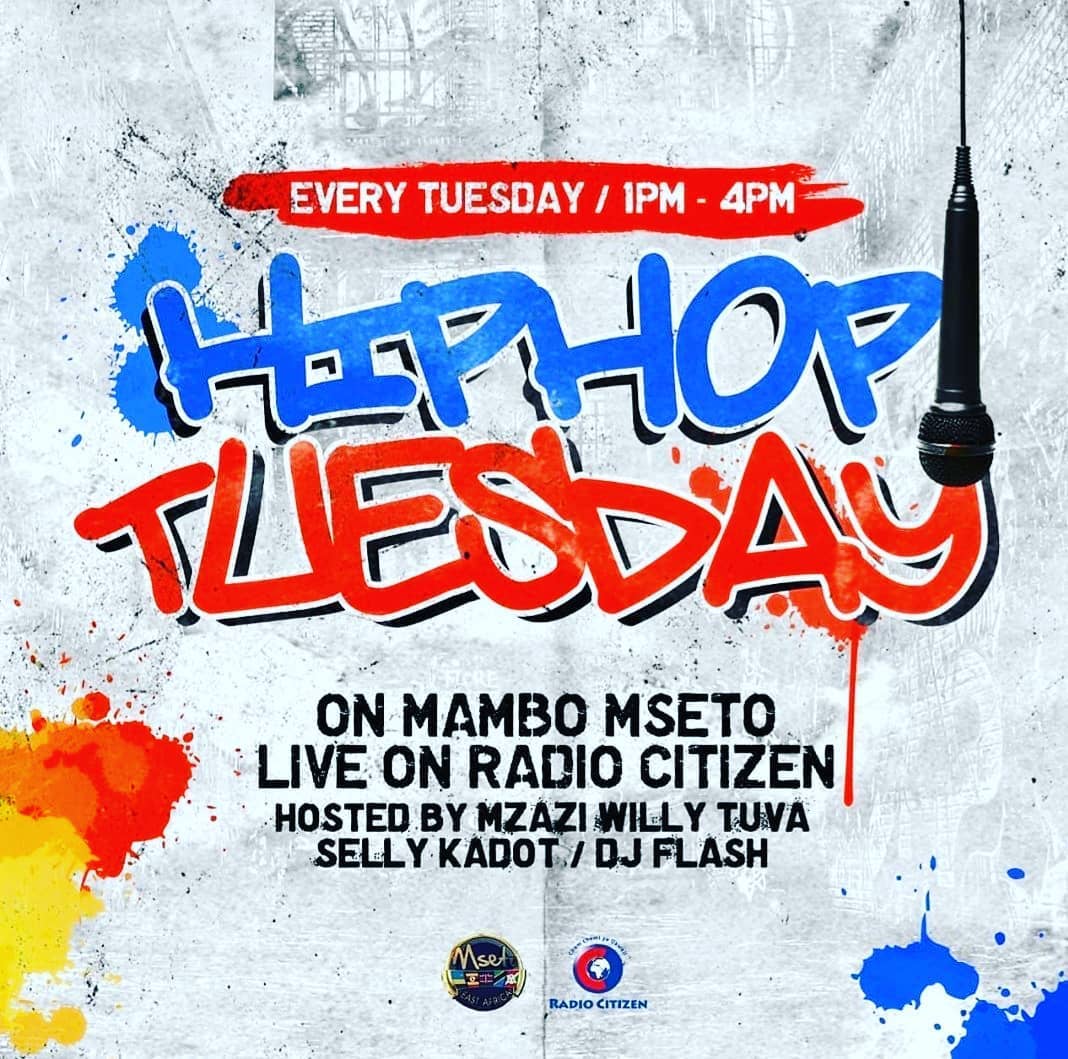 #MsetoHipHopTue now @RadioCitizenFM 1pm to 4Pm pamoja na queen @sellyamutabi #DjFlashkenya #RaisWaMixx @RadioCitizenFM