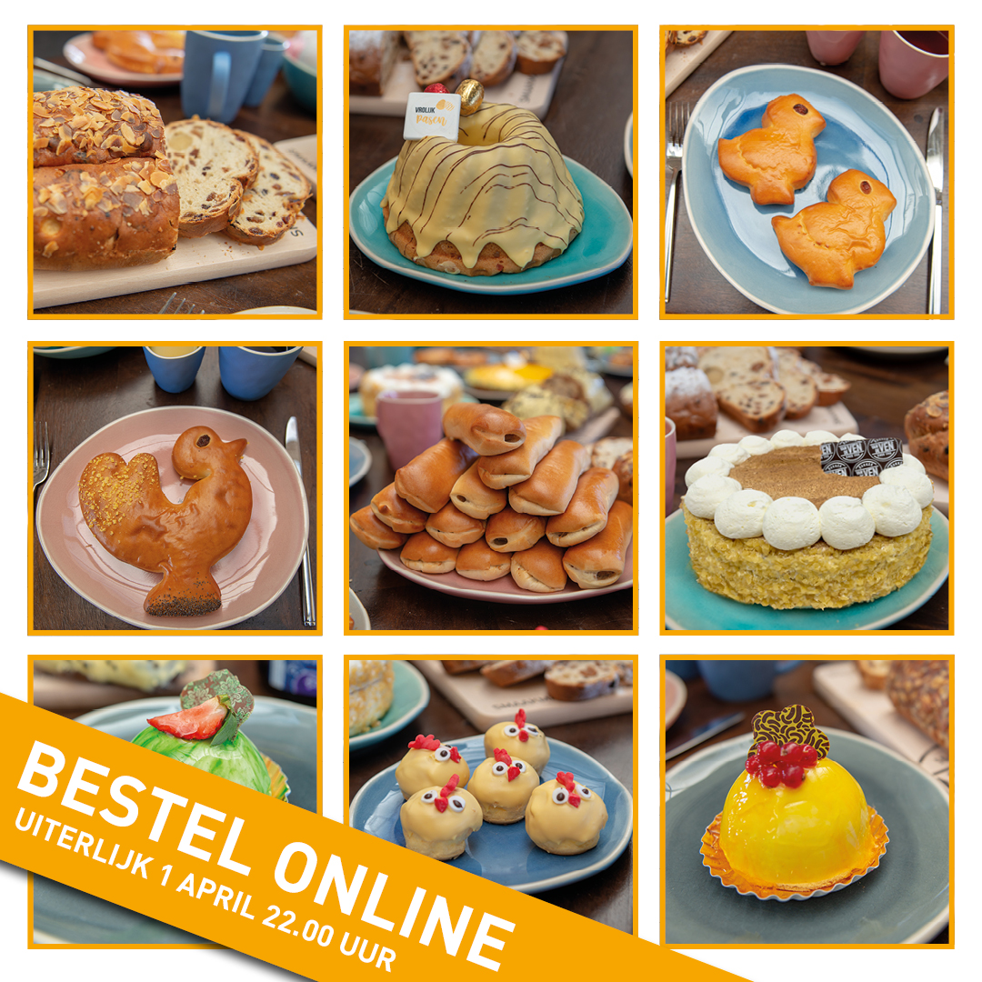 Heb jij al bedacht wat je met Pasen op tafel zet? Vergeet je bestelling dan niet te plaatsen. Bestellen kan in de webshop nog tot donderdagavond 22.00 uur. Dan sluiten de bestellijnen. 

#pasen #bakkervandeven #venhorst #boekel #uden #gemert #beekendonk #stanthonis