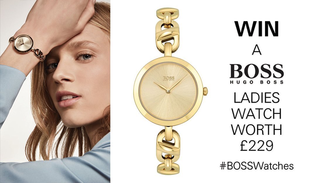 WatchShop's tweet photo. ⚡️#COMPETITION TIME ⚡️#WIN a ladies gold @HUGOBOSS watch worth £229! ✨🌼https://t.co/KgR0izKC3u

TO ENTER: 
Follow @WatchShop 
Like and Retweet
Comment below #WATCHSHOPWINS

Comp ends 1/4/21 at 4pm 
T's&amp;C's apply: https://t.co/KZpCkkpgzW https://t.co/cHM7rS83sg