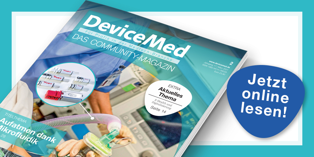 DeviceMed's tweet photo. ℹ Die neuste Ausgabe der DeviceMed mit dem Schwerpunkt "E-Health und Digitalisierung"  und dem Messe-Special zur @MedtecLIVE ist heute erschienen! 
👉 Jetzt kostenlos reinlesen: https://t.co/wbqBHriSXx

#medtecLIVE #DeviceMed #medtech #medizintechnik https://t.co/L6UkS9cniH