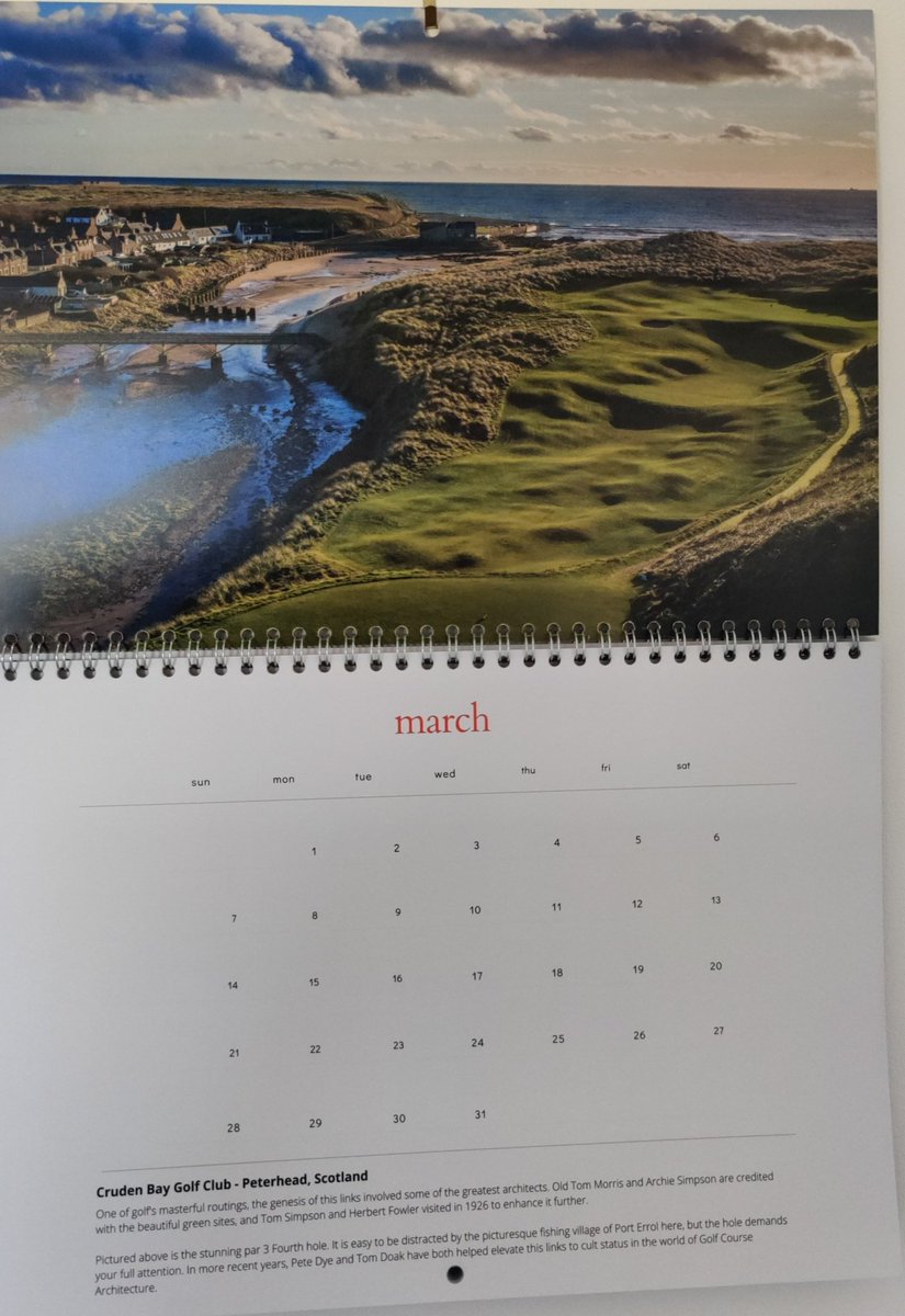 _thelinkseffect's tweet image. It's got to the end of March and we've only just turned over to the glorious @Crudenbaygolf on our calendar from @sd_cooper Feel like we owe everyone an apology....