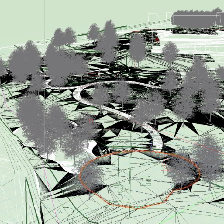 AnnMariePowell's tweet photo. Some studio 'behind the scenes' as the AMPG team model a new project in Vectorworks before generating photo realistic renders.
It allows us to really explore the intricacies of a sites physical form.
Garden design really isn't all about the plants!

https://t.co/pt00JTMQit https://t.co/4cjrLq8qma