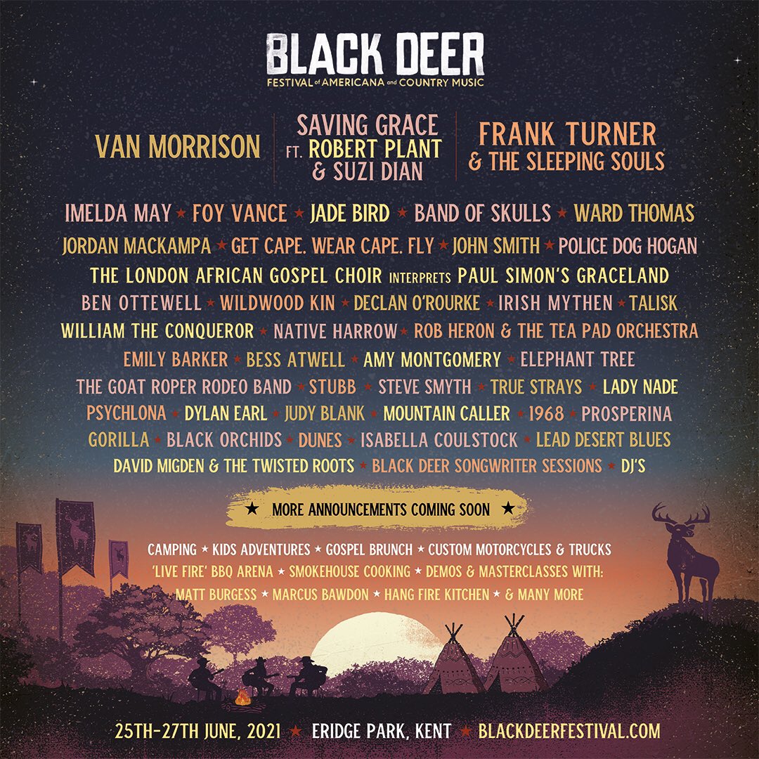 📣More great artists revealed for #BlackDeerFest 2021 📣

✔️ <a href="/foyvance/">Foy Vance</a> 
✔️ <a href="/bandofskulls/">Band of Skulls</a> 
✔️ <a href="/thejohnsmith/">John Smith</a> 
✔️ <a href="/WildwoodKin/">Wildwood Kin</a> 
✔️ <a href="/declanorourke/">Declan O'Rourke</a> 
✔️ <a href="/ProudDisturber/">William The Conqueror</a> 
✔️ <a href="/BessAtwell/">Bess Atwell</a> 
✔️ <a href="/judyblankmusic/">Judy Blank</a> 
+ many more 👀 

Tickets selling fast 🎫👇

blackdeerfestival.com/tickets/