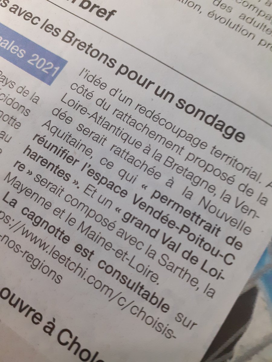 UnispourleVDL's tweet photo. Merci à @OuestFrance, qui relaie aujourd’hui le sondage pour donner la parole aux habitants des #PaysdelaLoire sur leur avenir territorial et pourquoi pas donner une nouvelle dimension au #ValdeLoire 🥰

Chaque euro compte ! Pour participer 
👉 https://t.co/XHZiQ4IwsH https://t.co/9QhWokuWZg