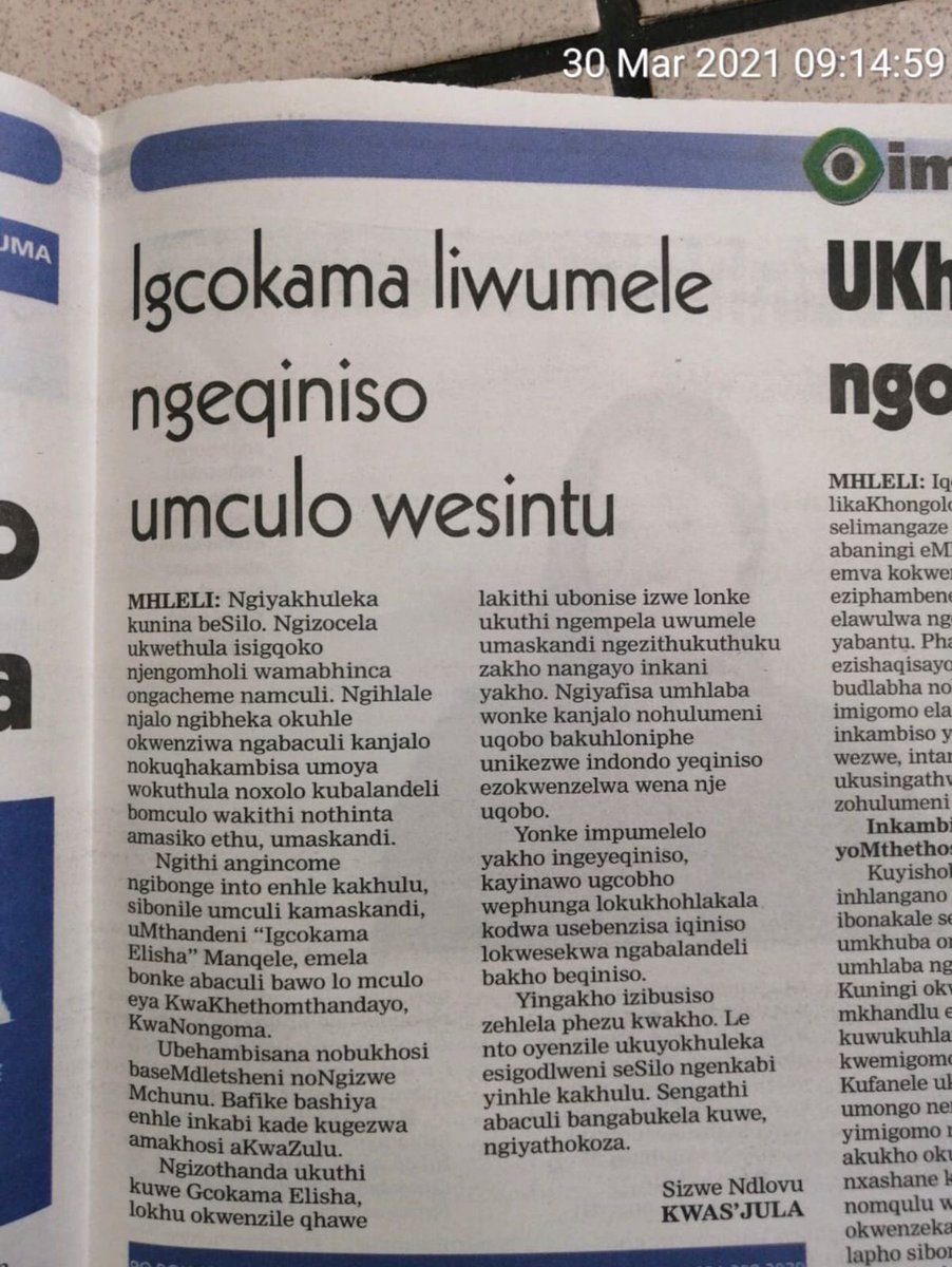 Indlabeyiphika | Igcokama Elisha (@mthandeni_sa) on Twitter photo 