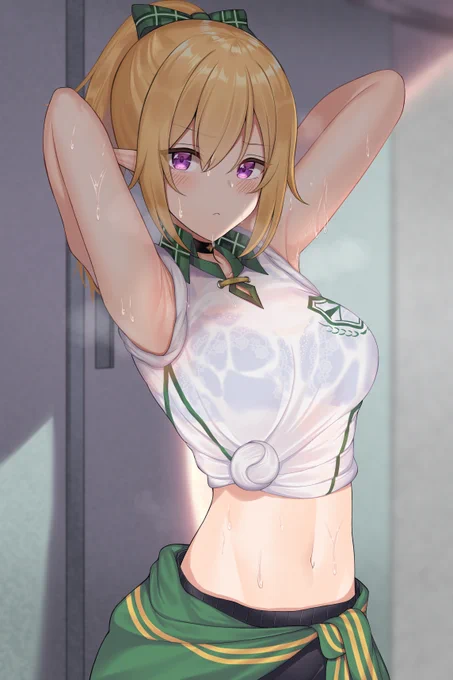 っし、そろそろ休憩終わりっと……とか言ってるクロエ 