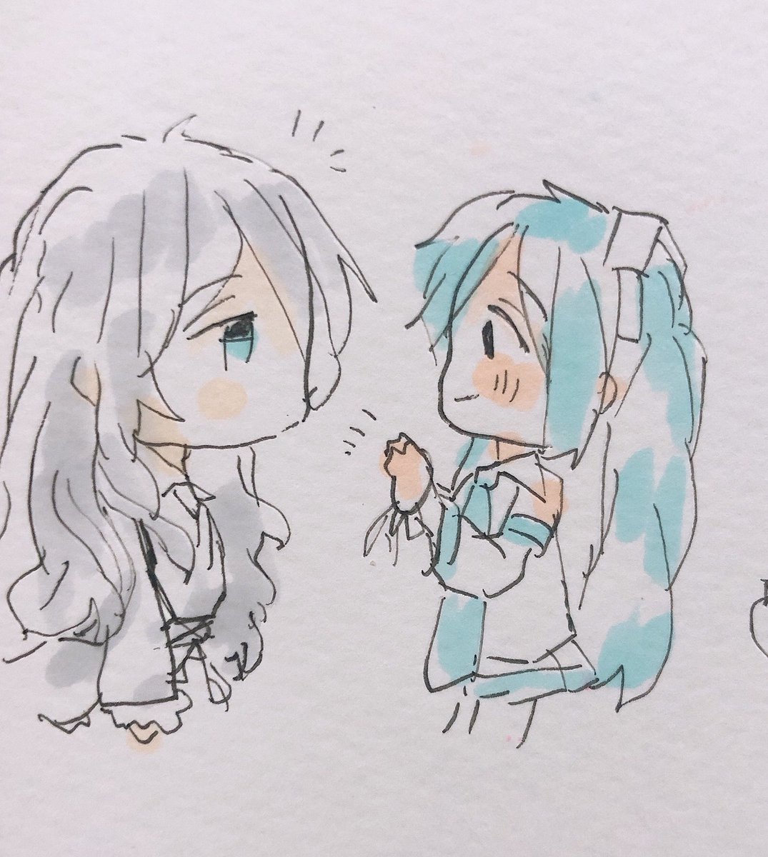 「…違くないかな…? 」|sakiのイラスト