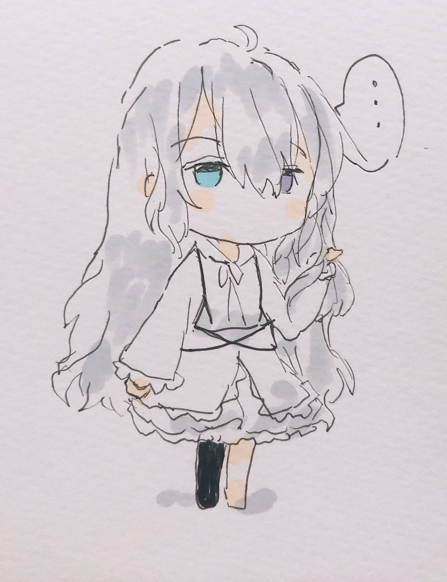 「…違くないかな…? 」|sakiのイラスト