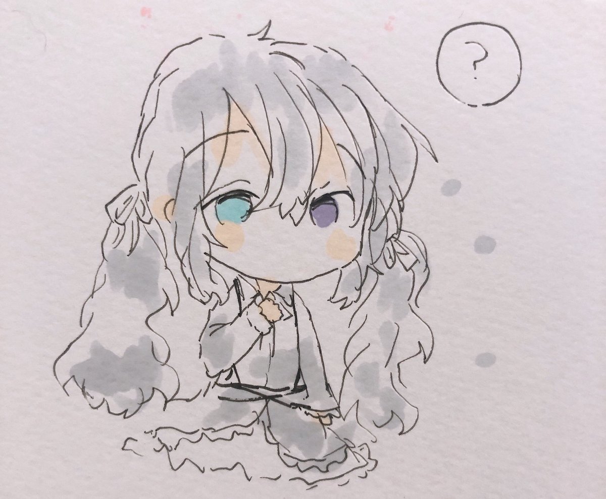 「…違くないかな…? 」|sakiのイラスト