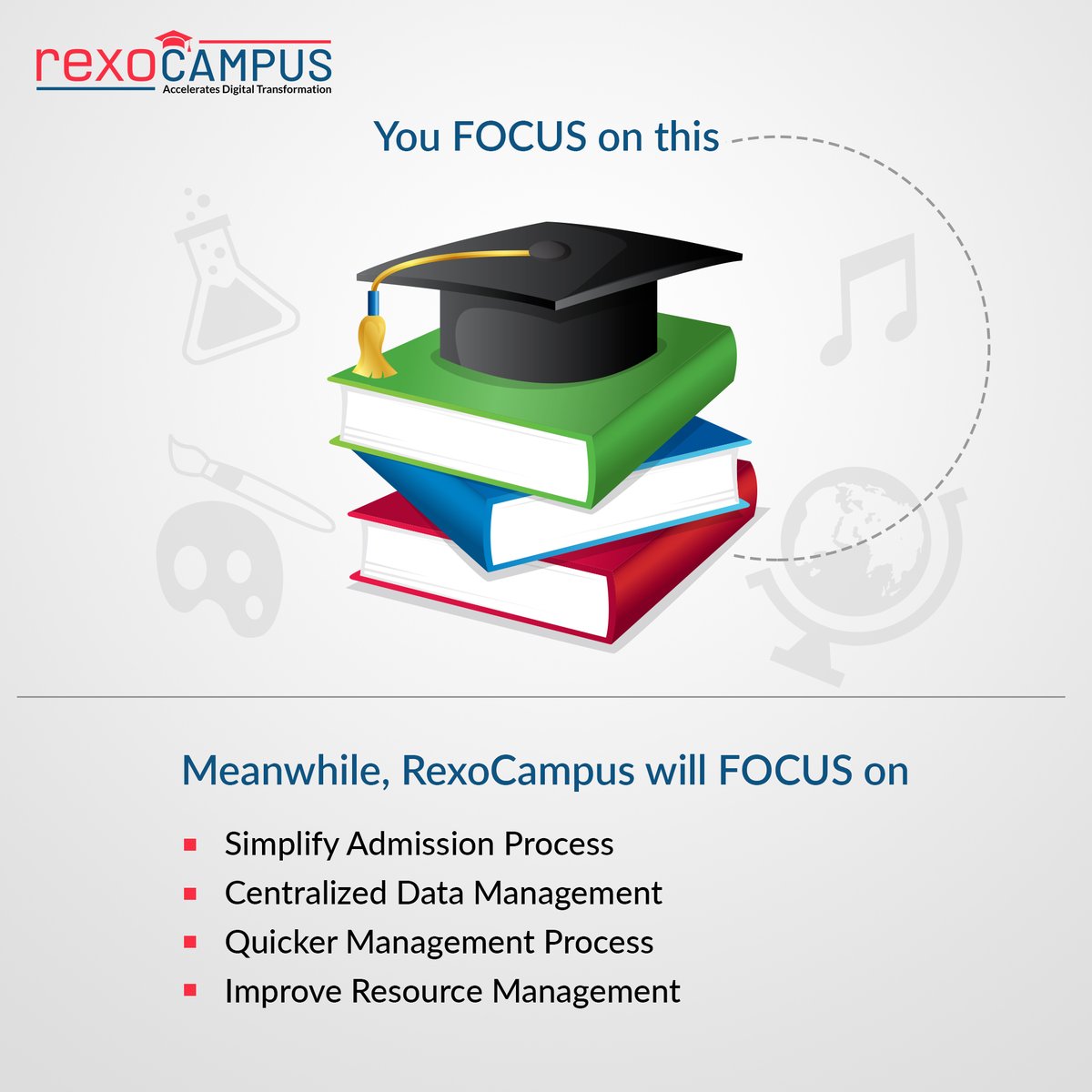 RexoCampusERP's tweet photo. #rexocampus is a #bespoke #solution for all your #needs packed in one #Education based #platform.
#erp #collegemanagementsoftware #erpsoftware #tuesdaymotivations #tuesdayvibe #Tuesday #erpsoftwaresolutions #erpforcollege #erpcloud #erpimplementation #erpsolution https://t.co/mRG9m4tupD