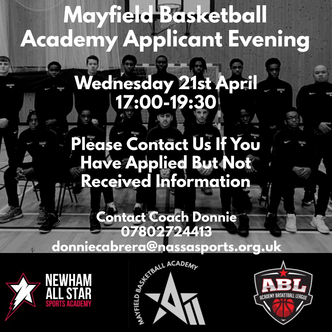 Mayfield_Ball's tweet photo. Emails have gone out inviting applicants to our trial evening... if you have not yet received information please drop us a message

#StayHungry https://t.co/bHm8aIV3Jj
