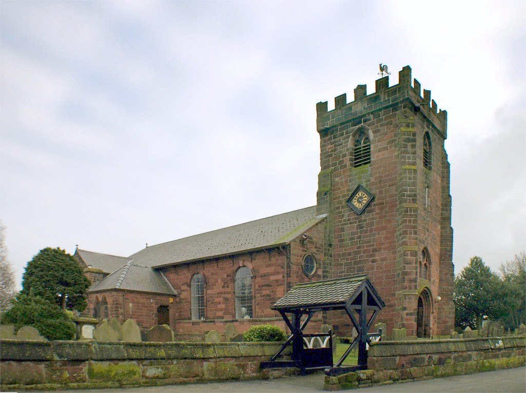 John Middleton of Hale near Liverpool. Born in1578, he was said to be 9ft 3ins tall and had to sleep with his feet out of the window. John was invited to court by King James I as a curiosity and was nicknamed 'the Childe of Hale'. His grave can be found in the village churchyard.