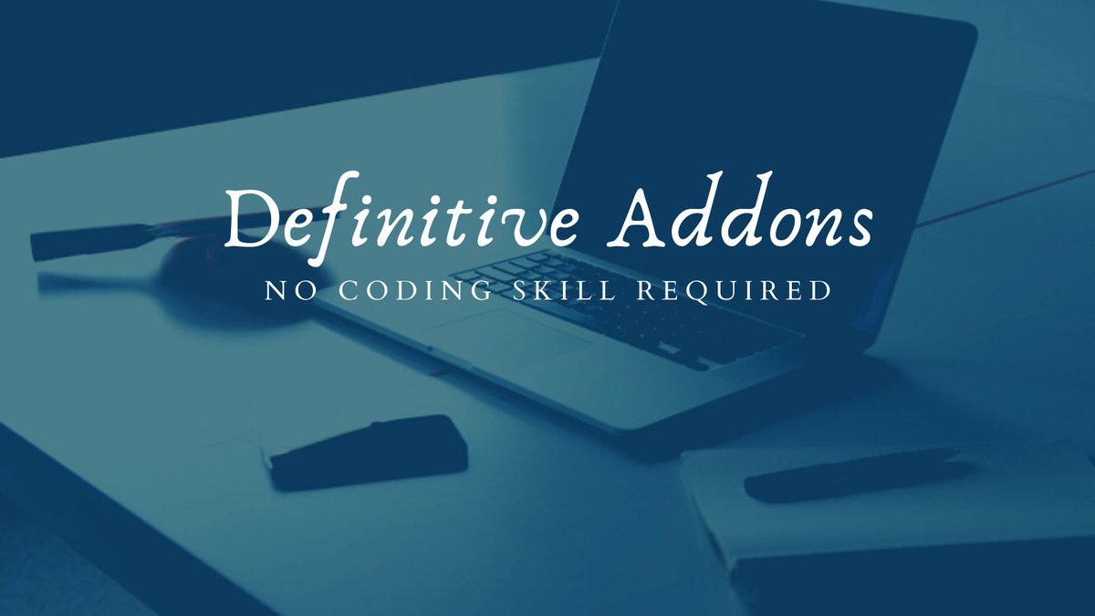 DefinitiveAddon's tweet image. wordpress.org/plugins/defini…
Enhance Your Website Look with Definitive Addons
This plugin adds 29 premium quality elements that are crafted with detail attention to provide you an ultimate experience.