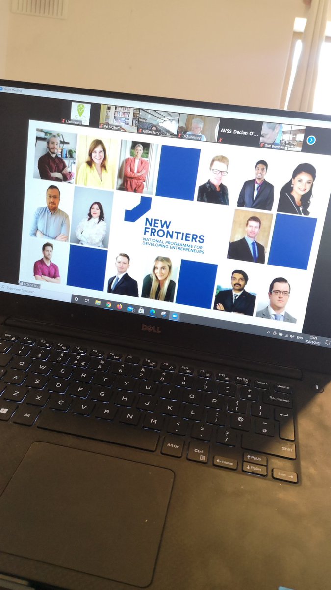 LiamSaorDesign's tweet photo. Going live shortly for the @LimerickIT @NewFrontiersLIT @Entirl New Frontiers Award show shortly https://t.co/wjW24QuWoR #NF21 #startup #enterprise https://t.co/DtLtPwAHy8
