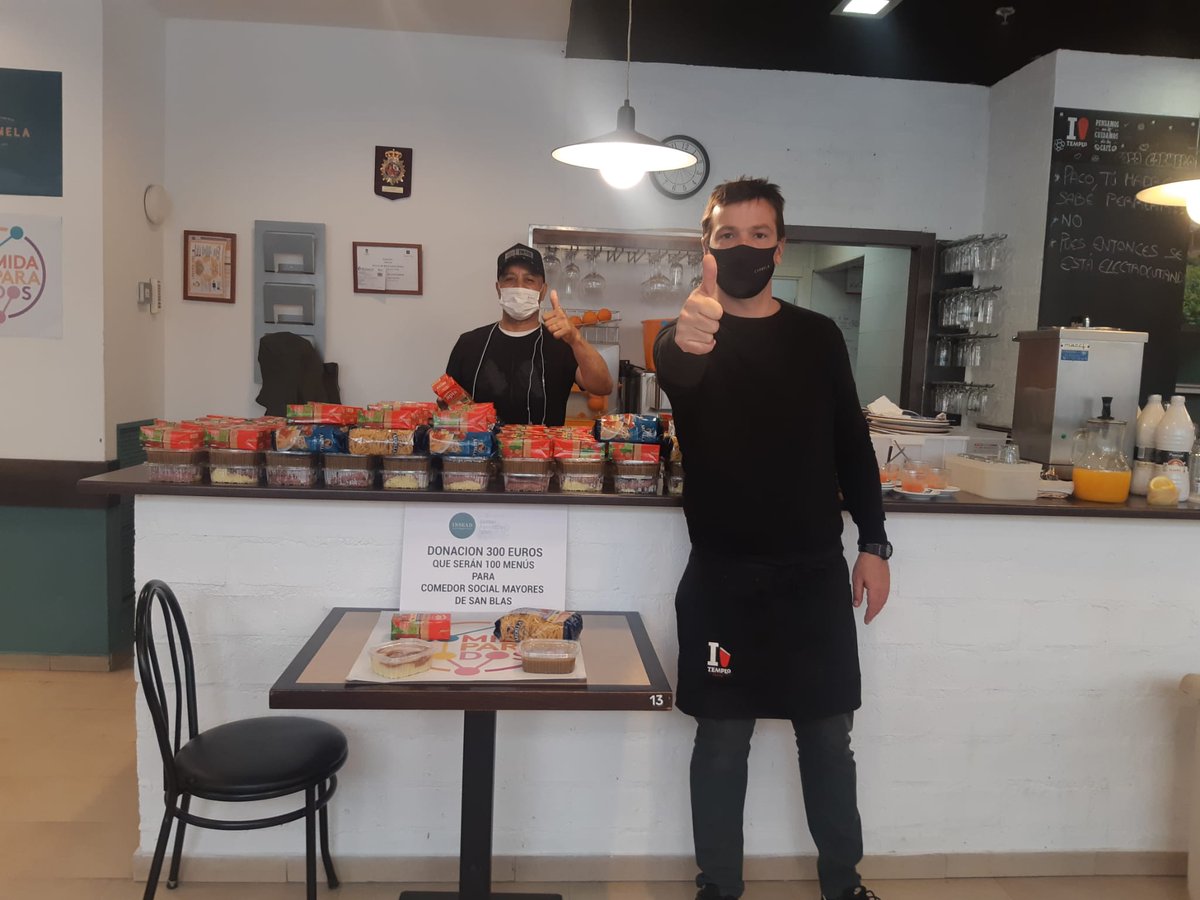 Millones de gracias a <a href="/INSEAD/">INSEAD</a> por su donación de €300.- que serán 100 menús solidarios que podremos seguir repartiendo en madrileño barrio de #SanBlas 

🧡🧡🧡🧡

comidaparatodos.es 

#ayuda #JuntosSaldremosAdelante #menusolidario #Madrid