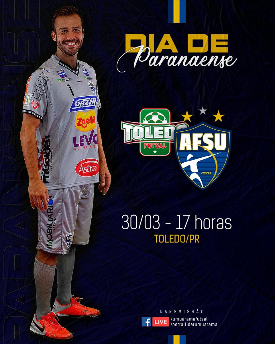 FutsalUmuarama's tweet photo. Hoje é dia de estreia!!!
Logo menos, as 17 horas entraremos em quadra para nosso primeiro desafio nessa temporada.
Vai lá e manda aquela força pra gente, as 17 horas na Págna da AFSU no Facebook.
#pracimaafsu
#afsu2021 https://t.co/sRQM2Q4T3V