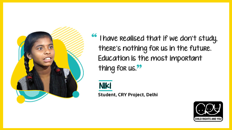 CRYINDIA's tweet photo. Well said, Niki! 👍
Consider giving India’s girls a chance at a brighter future by donating to CRY. Click on the link & help India’s #WomenOfTomorrow shine bright and get a 50% tax exemption on your contribution. https://t.co/mPNwJTkfmE
#ChildrenForChildren #WomensHistoryMonth https://t.co/6c2Kyh6nUj