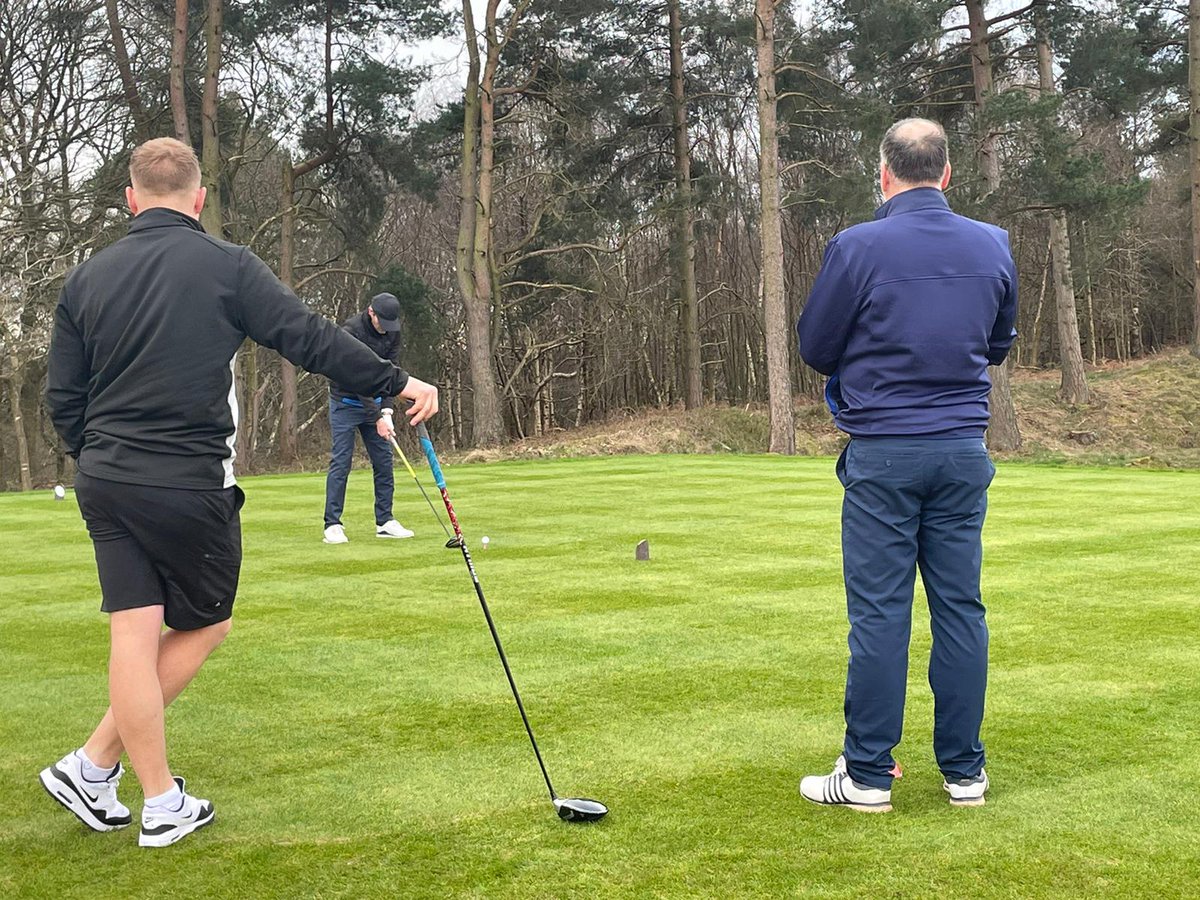 BeauDesertGolf's tweet image. First group after lockdown yesterday at 8am - Jon Thomas, Kevin Hughes, Gary Awcoate &amp;amp; Tom Hughes, all 4 found the fairway ✔️