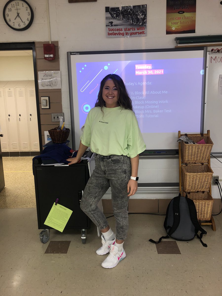 Decades Day @ FMS with Mr. BTag, rocking the 80’s/90’s! #WeAreField #FMS #SpringRecessSpiritWeek