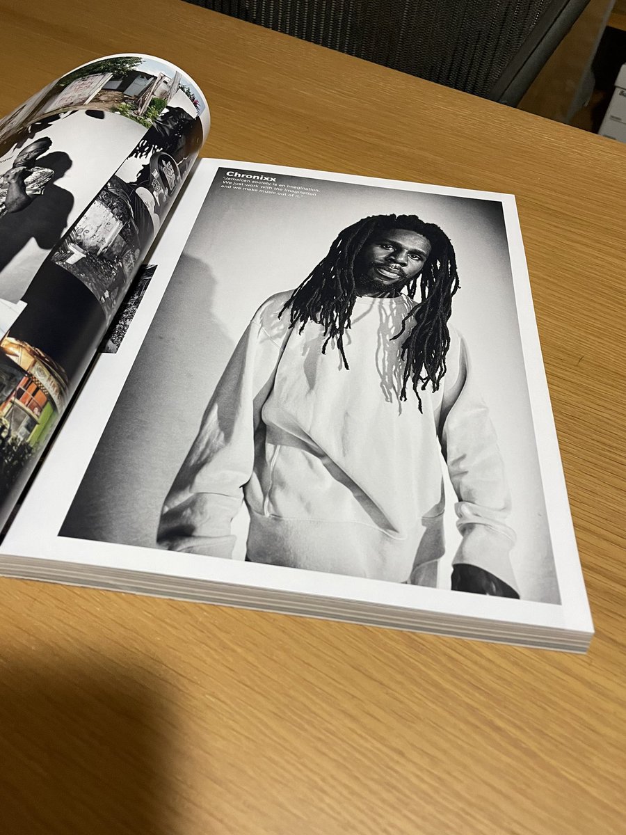 24x7records's tweet photo. CHRONIXX. @ChronixxMusic @i_D #iDmagazine #No362 #Extraordinary #TheUtopiaInDystopiaIssue #JAMAICAZINE #GarySorrenti #CHRONIXX #Importbook https://t.co/hEzuYEZTN0