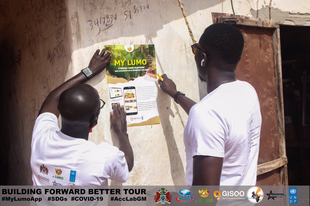 VolnetV's tweet photo. #buildingforwardbetter tour. In partnership with @UNDP_TheGambia  @BrightStarsGm @Gisqo1 and @GambiaNYP 
#SDGs #mylumo #CovidVaccine 
@KO_Jag #filmscreening https://t.co/ANvL9dQacr