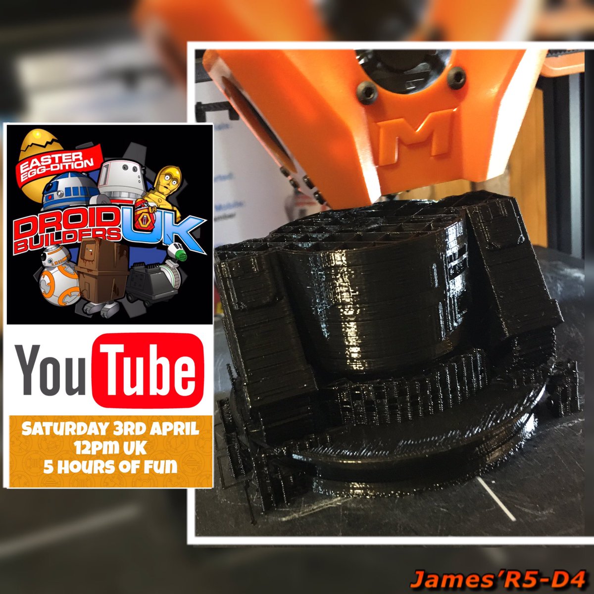 JamesR5D4's tweet image. DROID BUILDERS UK - EASTER YOUTUBE SHOW: r5-d4astromechdroid.blogspot.com/2021/03/droid-… #Easter #droidbuildersuk #eggdroid #youtubechannel check out the channel 😎👍🏽 youtube.com/channel/UC7aSx…