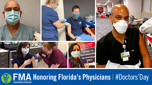 FloridaMedical's tweet photo. On this National #DoctorsDay, the FMA honors Florida’s physicians for meeting the challenge of a lifetime with excellence, compassion, and steadfast leadership. #ThankYouDoctors /1 https://t.co/w3PtSpC6pg