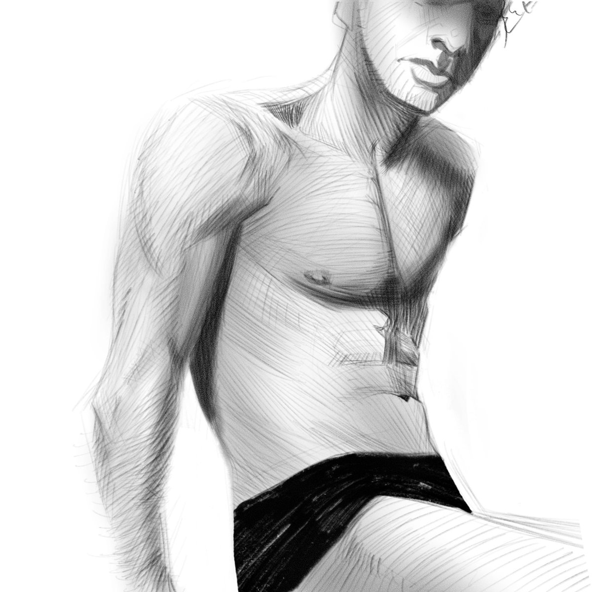 lokhaan's tweet photo. This one I cheated a bit by adding some airbrush #figuredrawing https://t.co/0mgzQMVT2X