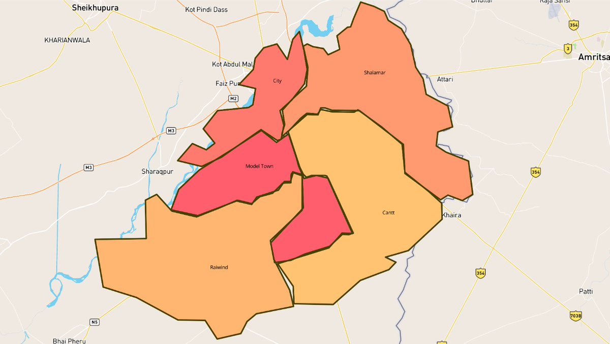 While Pakistan is facing the 3rd wave of #COVID19, we have created interactive heatmaps displaying disparities in infection rates across Lahore (2020). This data-driven tool may assist the city govt. in managing future outbreaks. covidinpakistan.com <a href="/Asad_Umar/">Asad Umar</a> <a href="/fawadchaudhry/">Ch Fawad Hussain</a>
