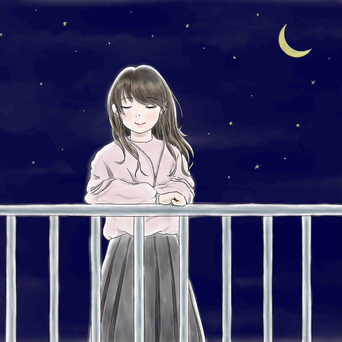 夜空と音楽 ♪

#イラスト #創作イラスト #女の子イラスト #イラスト好きさんと繋がりたい #私の絵柄が好みって人にフォローされたい #誰かの推し絵師になりたい 