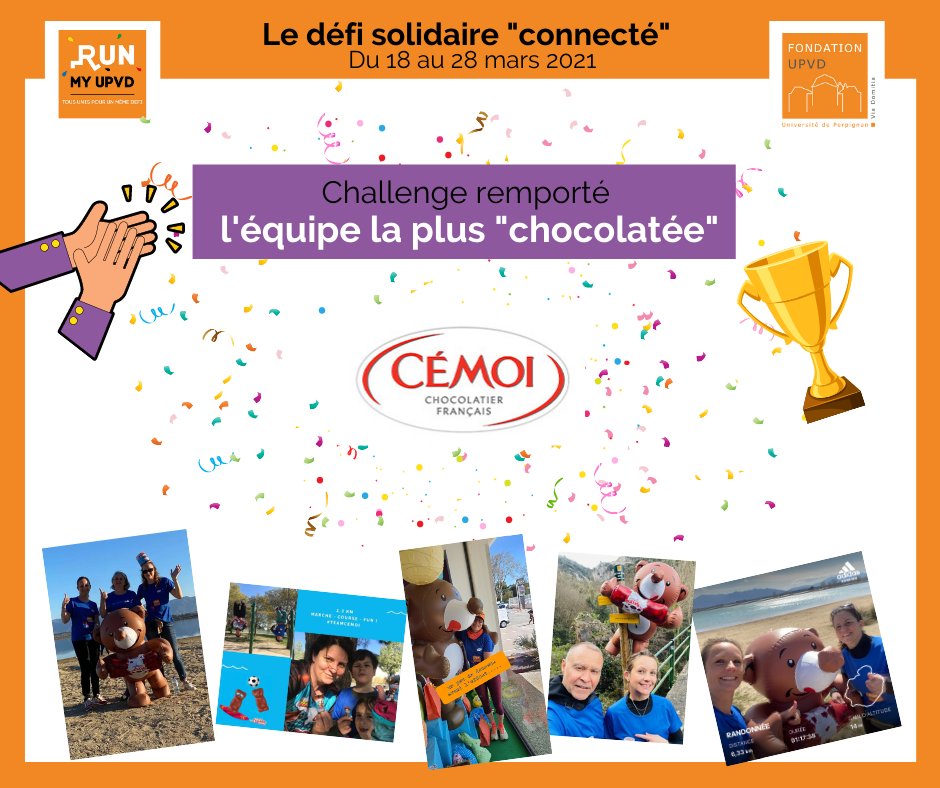 Fondation_UPVD's tweet photo. Les équipes engagées pour #RunmyUPVD ont rivalisé de créativité pour soutenir les #étudiants @upvd1 #handicap et les aider à réussir avec les mêmes chances que les autres : bravo @GroupeCemoi fondateur #mécène avec son célèbre #ourson #guimauve qui a fait le tour du département https://t.co/Kkkh0ozJg6