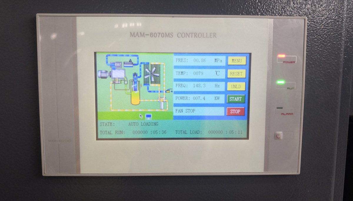 SusanLi18229671's tweet image. 10hp vsd compressor with mam6070 touch panel

Susan WhatsApp+8615797629863

#Mikovs #vsdcompressor