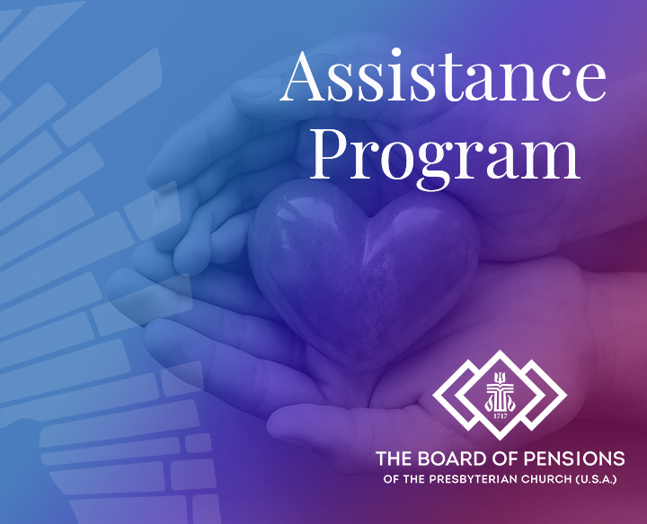 BoardofPensions's tweet photo. Through the #AssistanceProgram, we provide need-based #grants to help active and retired members of the Benefits Plan of the Presbyterian Church (U.S.A.) and their families. Some assistance programs are designed specifically for ministers. https://t.co/IPOqXwImIj https://t.co/jEAzQRmvhZ