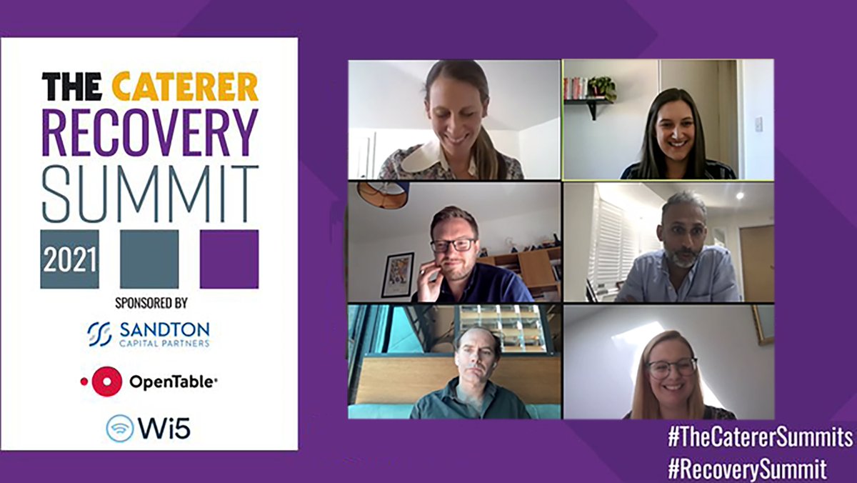 wearelevy's tweet photo. Great panel discussion this afternoon at the @Caterertweets' #TheCatererSummits #RecoverySummit. Rak shared his thoughts on how technology can be a game-changer for hospitality. We loved hearing from @OpenTableUK, @InamoRestaurant, @wahaca, and @EdwardianHotels as well. https://t.co/gH56CjDZOD