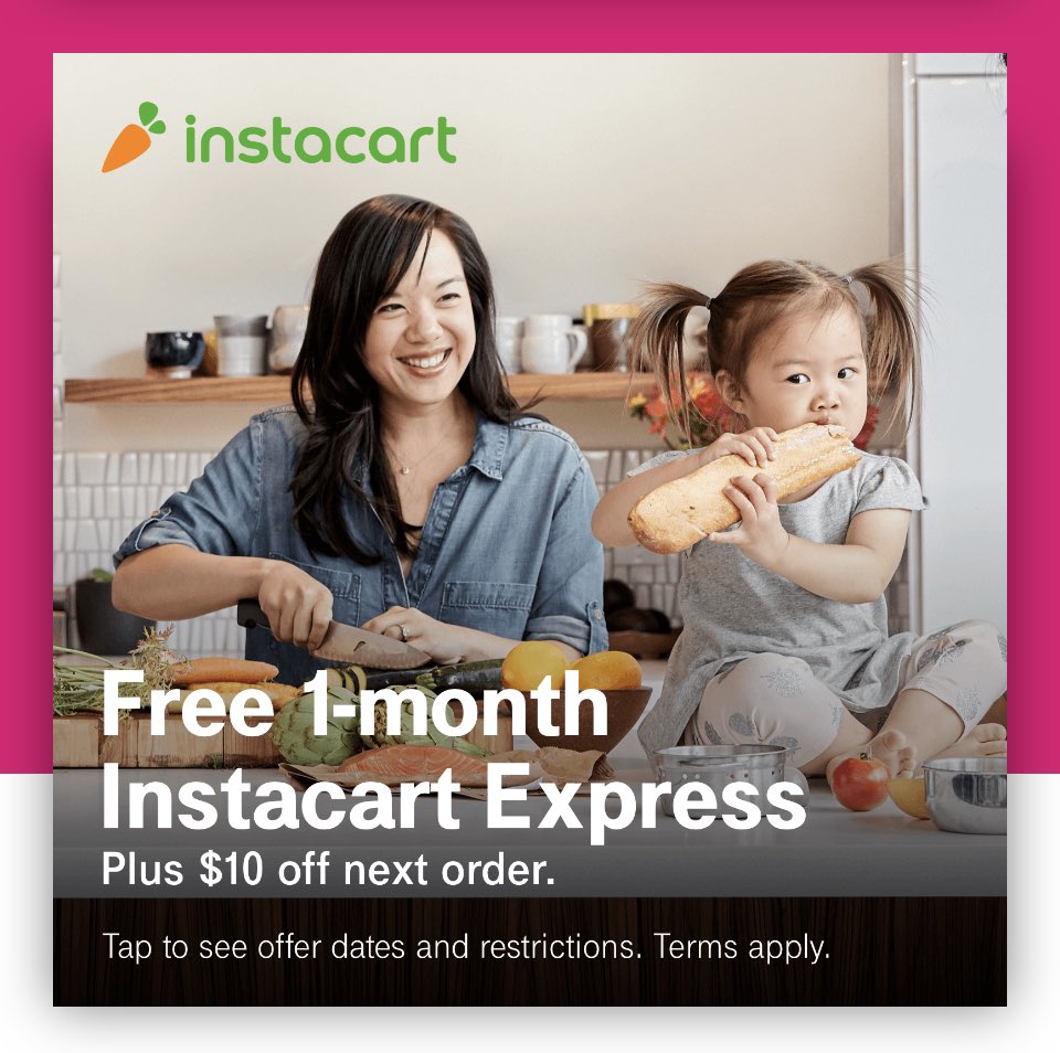 #TMobileTuesdays IS HERE!  <a href="/TMobile/">T-Mobile</a> loves to keep you fed. This week has a special offer from <a href="/Instacart/">Instacart</a>! 🥕